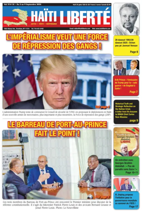 Cover of Haiti Liberte