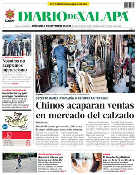 Cover of Diario de Xalapa