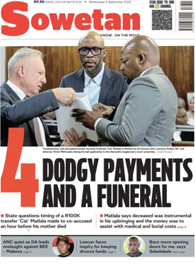 Cover of Sowetan