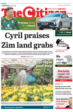 Cover of The Citizen (KZN)