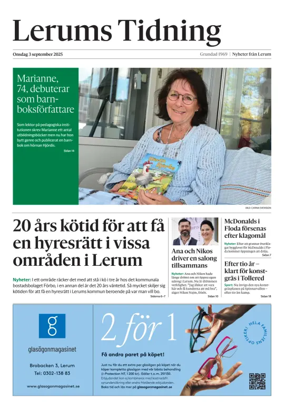 Cover of Lerums Tidning