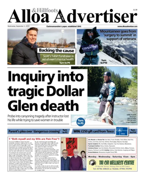 Cover of Alloa Advertiser