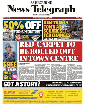 Cover of Ashbourne News Telegraph