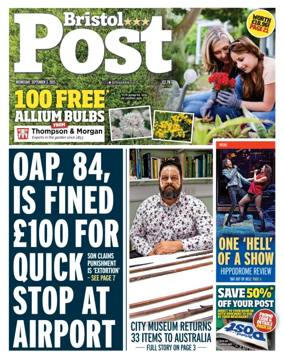 Cover of Bristol Post