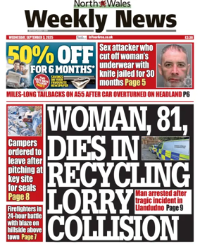 Cover of North Wales Weekly News