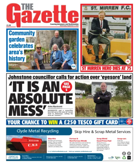 Cover of The Gazette (Scotland)