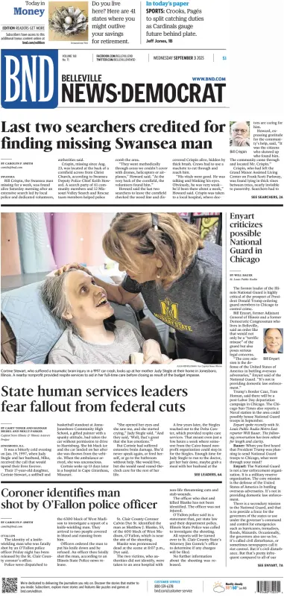 Cover of Belleville News-Democrat