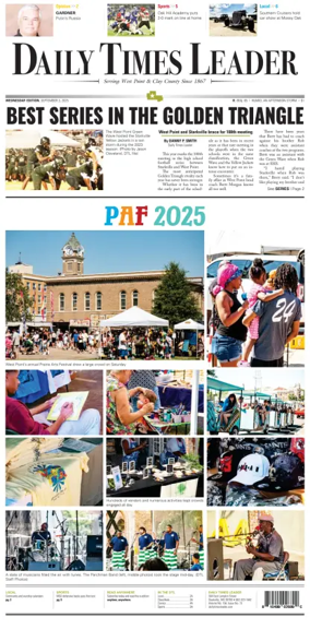 Cover of Daily Times Leader