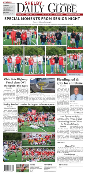 Cover of Shelby Daily Globe