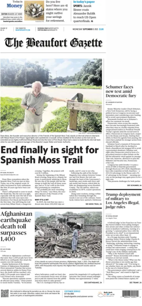 Cover of The Beaufort Gazette