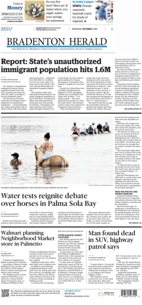 Cover of The Bradenton Herald