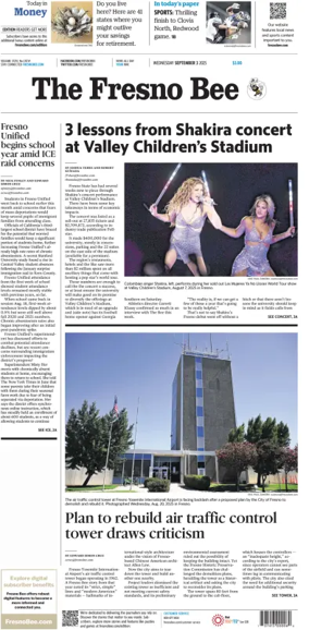 Cover of The Fresno Bee