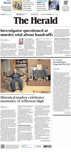 Cover of The Herald (Rock Hill)