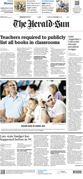 Cover of The Herald Sun