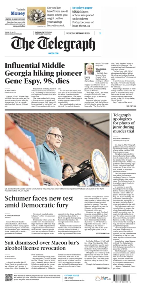 Cover of The Telegraph (Macon)