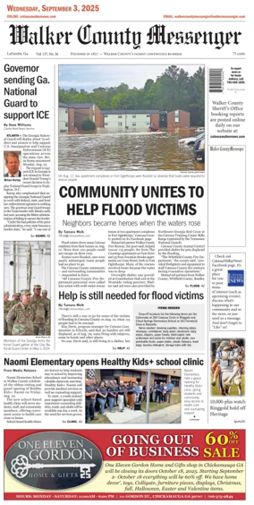 Cover of Walker County Messenger