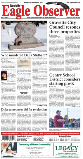 Cover of Westside Eagle-Observer