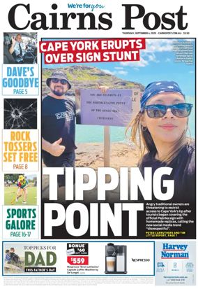 Cover of The Cairns Post