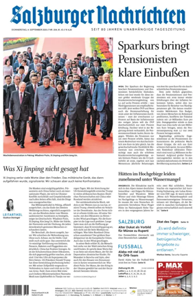 Cover of Salzburger Nachrichten