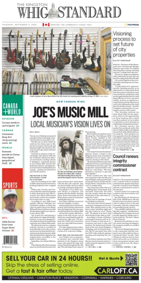 Cover of Kingston Whig-Standard