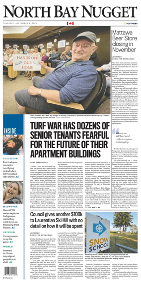 Cover of North Bay Nugget