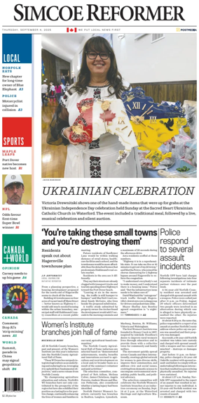 Cover of Simcoe Reformer