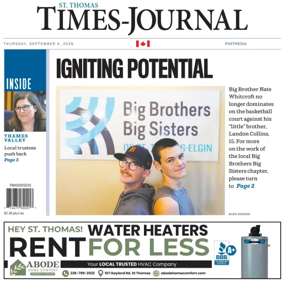 Cover of St. Thomas Times-Journal