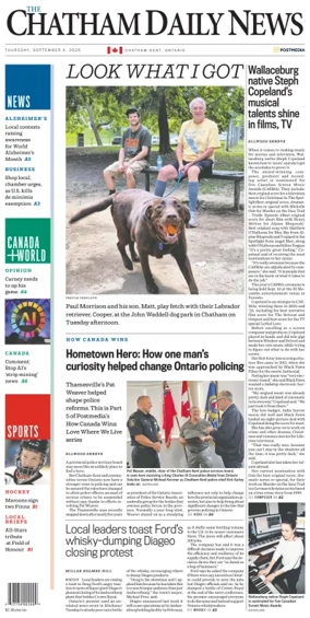 Cover of The Chatham Daily News