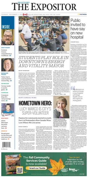 Cover of The Expositor (Brantford)