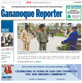 Cover of The Gananoque Reporter
