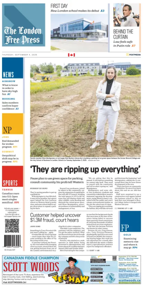 Cover of The London Free Press