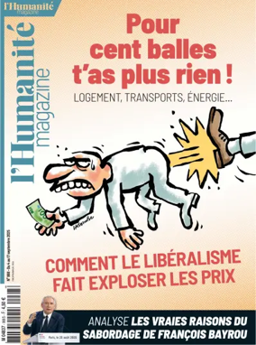 Cover of L'HUMANITE MAGAZINE