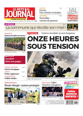 Cover of Le Petit Journal - L'hebdo local du Lot