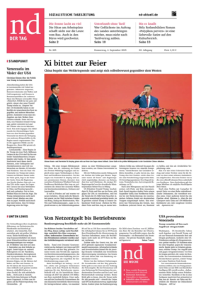 Cover of Neues Deutschland