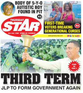 Cover of The Star (Jamaica)