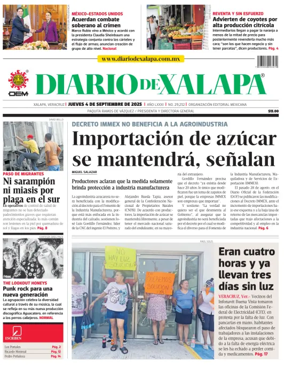 Cover of Diario de Xalapa