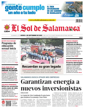 Cover of El Sol de Salamanca