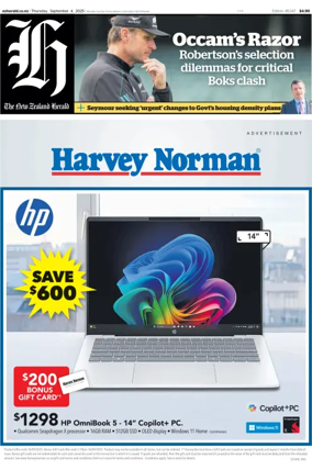 Cover of The New Zealand Herald