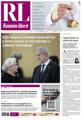 Cover of Romania Libera