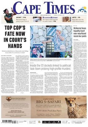 Cover of Cape Times