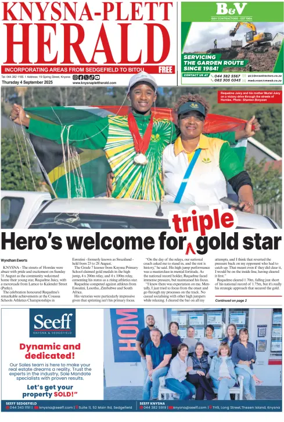 Cover of Knysna-Plett Herald