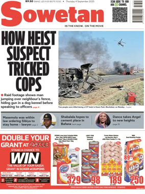 Cover of Sowetan