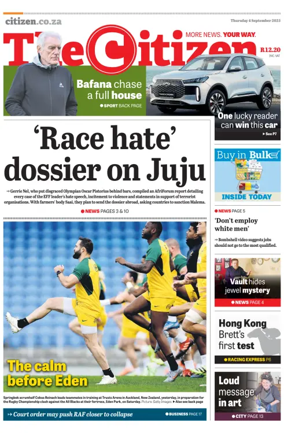 Cover of The Citizen (KZN)