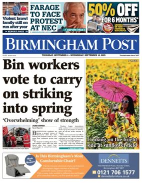 Cover of Birmingham Post