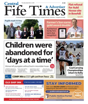 Cover of Central Fife Times