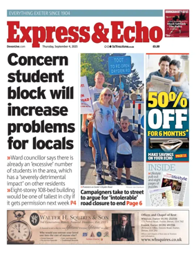 Cover of Express & Echo (City & East Devon Edition)