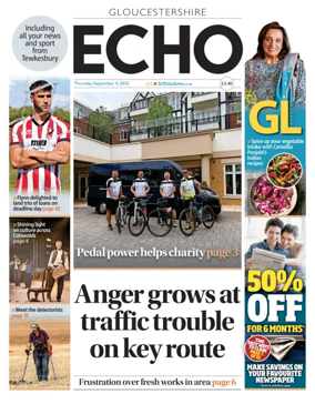 Cover of Gloucestershire Echo