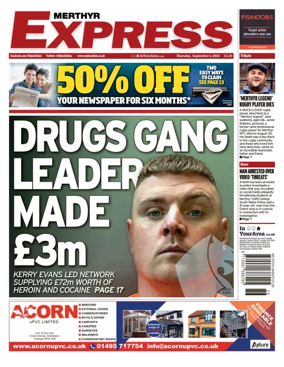 Cover of Merthyr Express