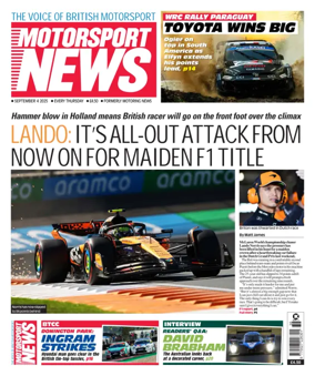 Cover of Motor Sport News