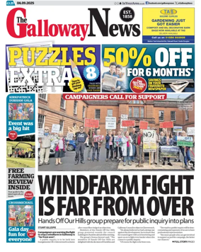Cover of The Galloway News